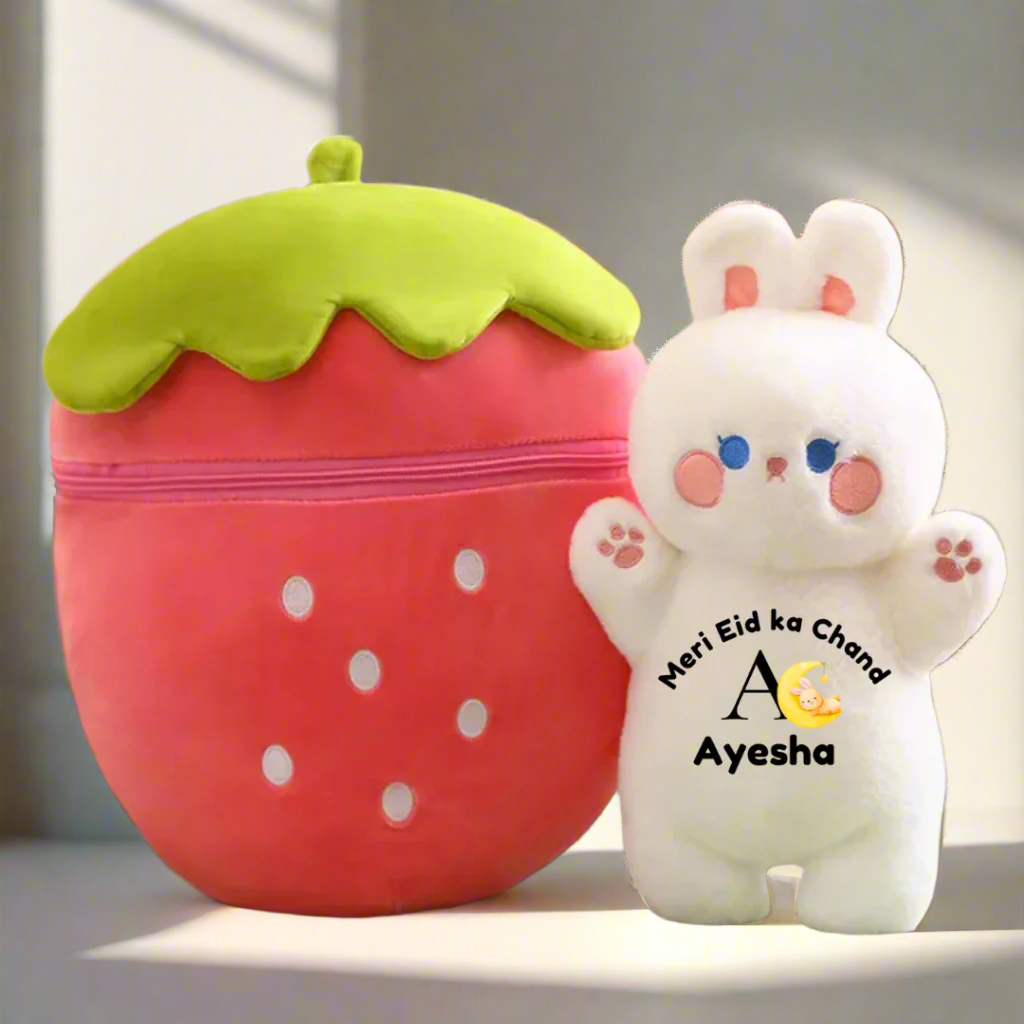 Berry Bunny | 30cm | Scented | Customised - Cuddles