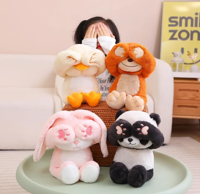 Peekaboo Baby First Stuffed Animals BabyFirst TV Peek-a-Boo Plush