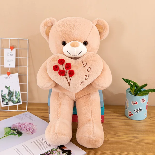 Rose Teddy | 4 sizes | 3 colors - Cuddles