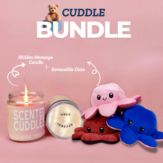 Hidden Message Candle + Reversible Octo 🔥 (Cuddle Bundle) - Cuddles