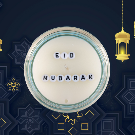 Eid Mubarak| Hidden Message Candle | Strawberry Scented - Cuddles