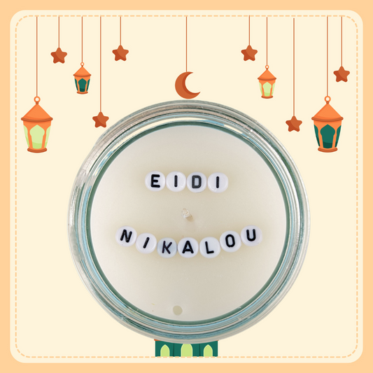 Eidi Nikalou| Hidden Message Candle | Strawberry Scented - Cuddles
