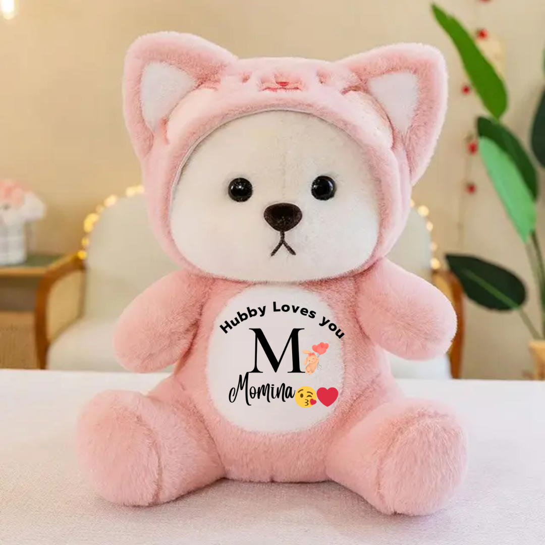 Customized Hoodie Bear | Teddy Bear | 4 colors