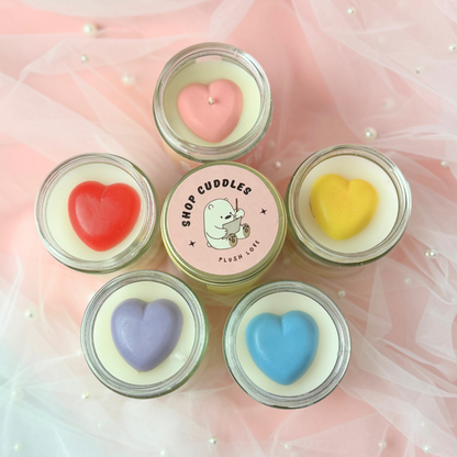 Happy Birthday | Hidden Message Candle | Strawberry Scented - Cuddles