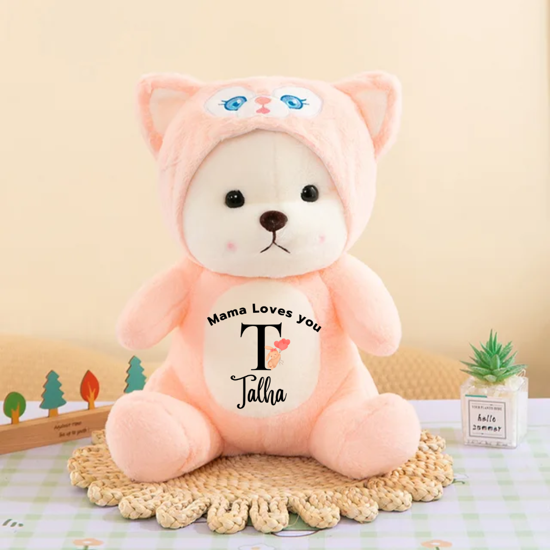Customized Hoodie Bear | Teddy Bear | 4 colors