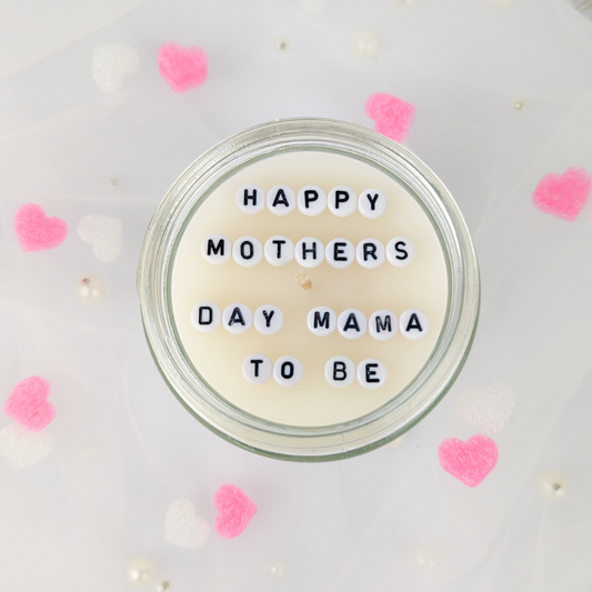 HMD Mama To be| Hidden Message Candle | Scented - Cuddles