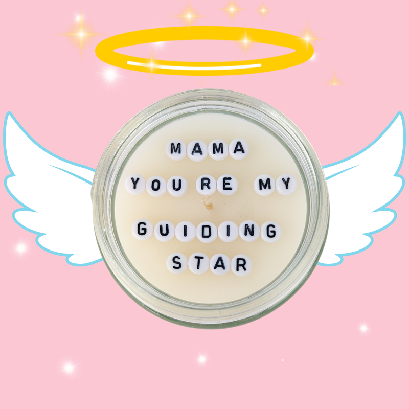 Guiding star | Hidden Message Candle | Scented - Cuddles