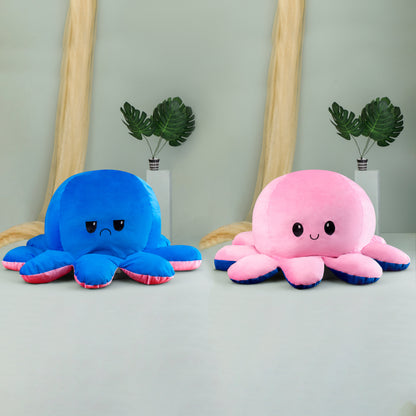 GIANT Reversible Octopus | Blue-Pink | 80cm - Cuddles