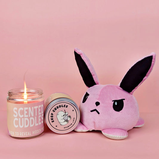 Hidden Message Candle plus Bun Bun🔥 - Cuddles