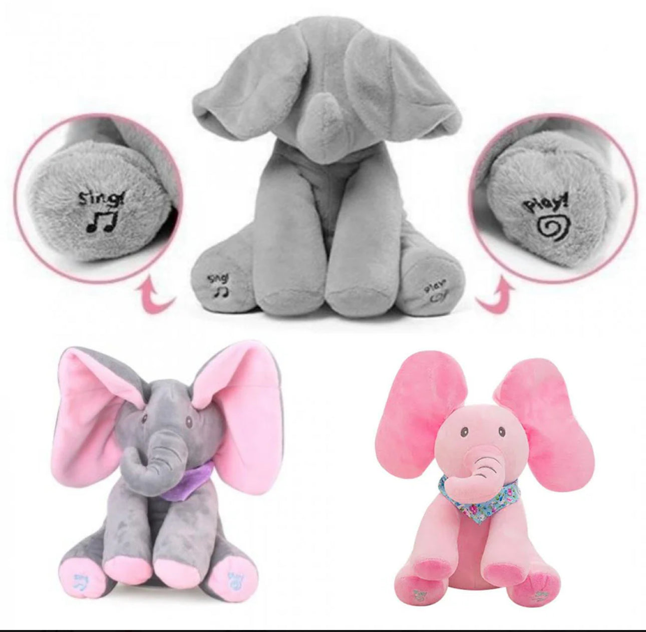 Peek-a-Boo Elephant | Singing & Interactive Plush