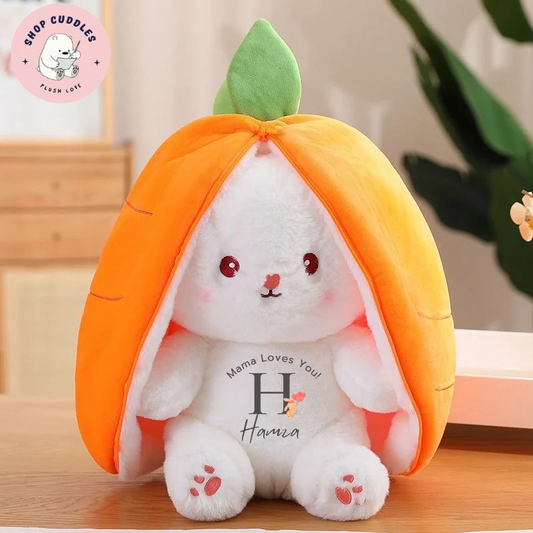 Strawberry Bunny | Customised Plushie | Scented | 3 Sizes - Cuddles
