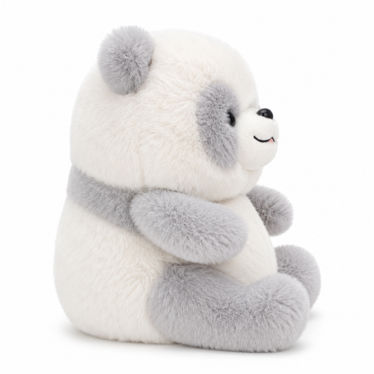 Snowy Panda Plush™ | Ultra-Soft Fluffy Panda Teddy | 30cm Cuddle Companion