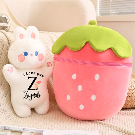 Berry Bunny | 30cm | Scented | Customised - Cuddles
