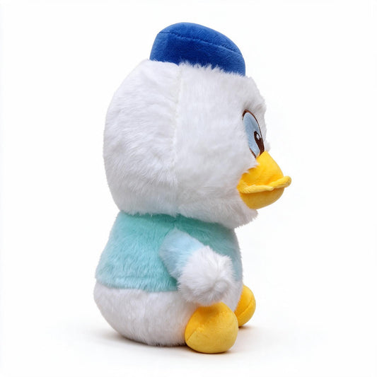 25cm Blue Cap Duck Plush Toy – Soft & Cute Stuffed Duck for Kids