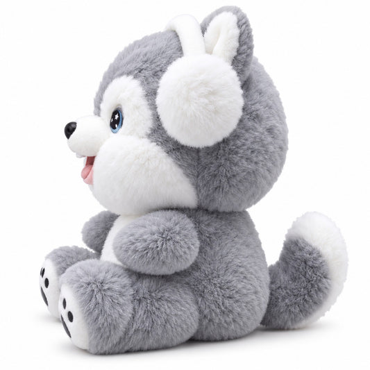 Snowy Tunes Husky 40cm side view
