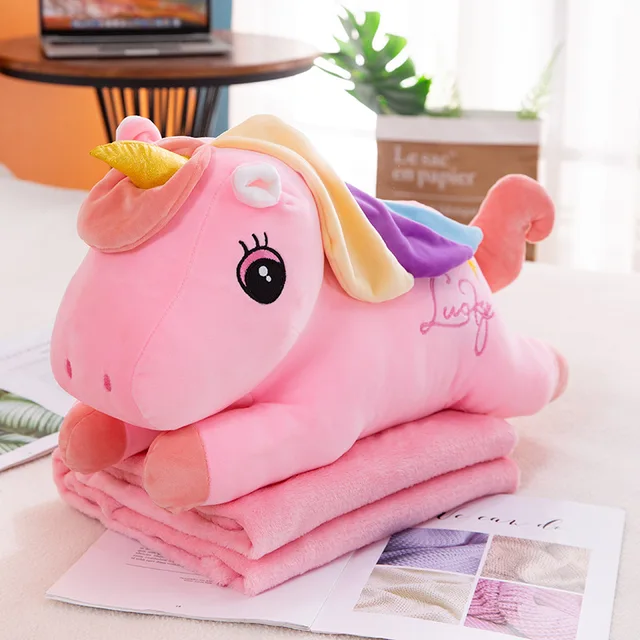 Unicorn Blankie Plushie - Cuddles