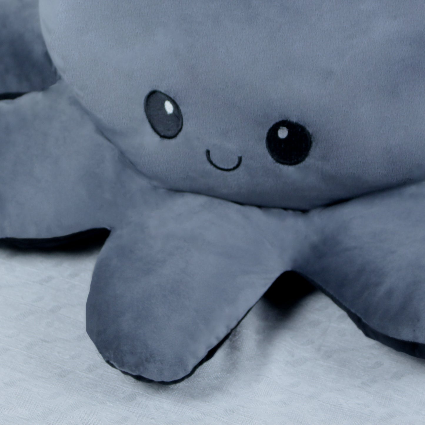 GIANT Reversible Octopus | Black-Grey | 80cm - Cuddles