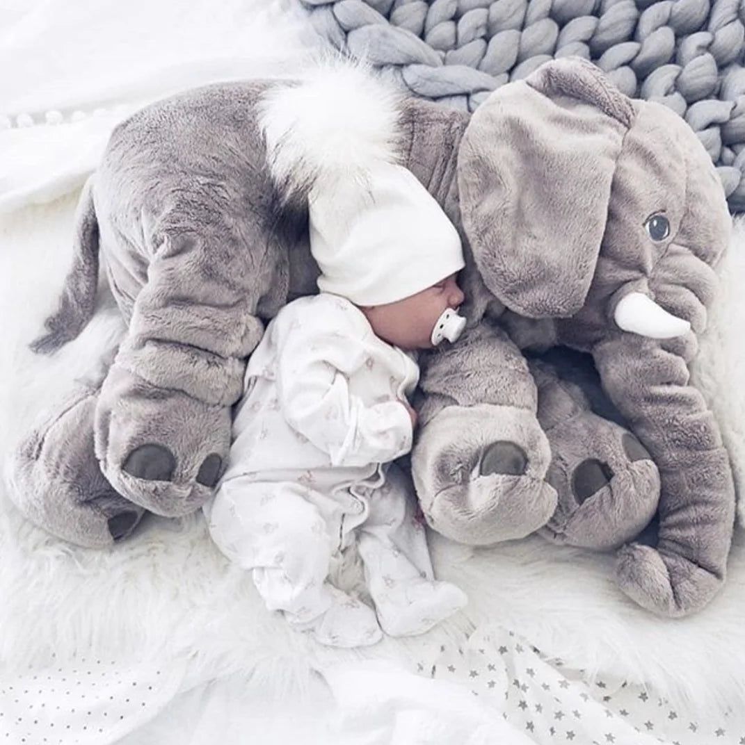 Elephant cuddle pillow for babies deals