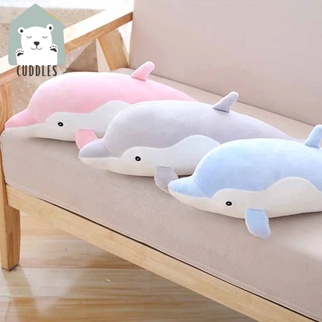 Bubbles Dolphin Pillow 🐬 - Cuddles