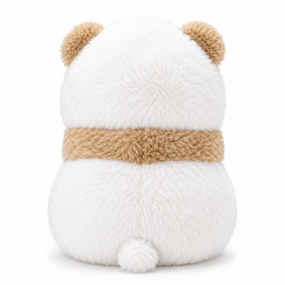 Honey Panda Plush™ | Ultra-Soft Beige & White Panda Bear | 30cm Cuddle Companion