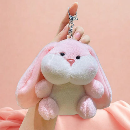 Mini Bunny Plush Keychain - Cuddles
