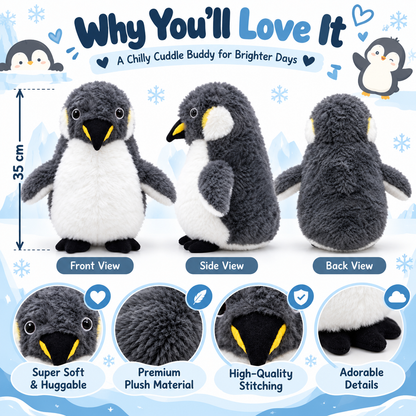 Chilly Cuddle Penguin Plushie – 35cm
