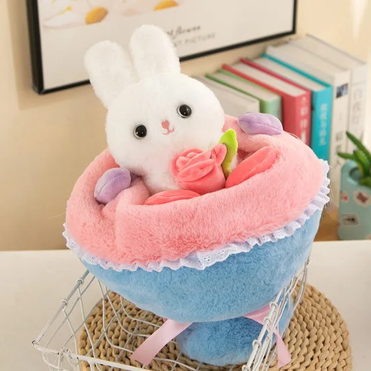 Princess Bunny | Plush Bouquet| 40cm - Cuddles