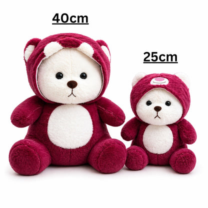 Hoodie Bear | 2 Sizes | 4 colors