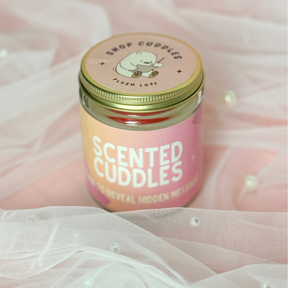 Meri Eid ka Chand| Hidden Message Candle | Strawberry Scented - Cuddles