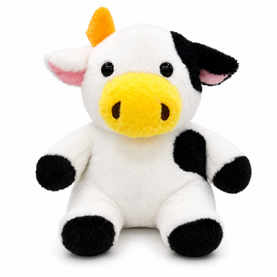 MooMoo Cuddle Cow Plushie – 25cm Soft Cow Stuffed Toy