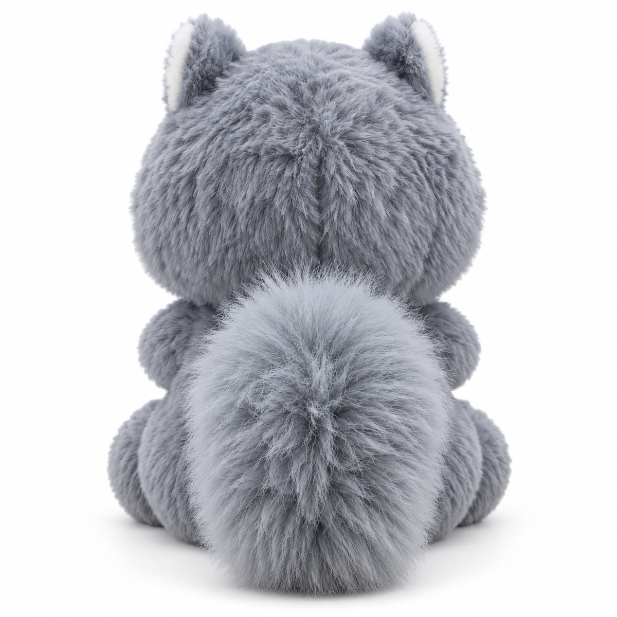 Acorn Buddy Squirrel Plushie – 30cm | Brown & Grey