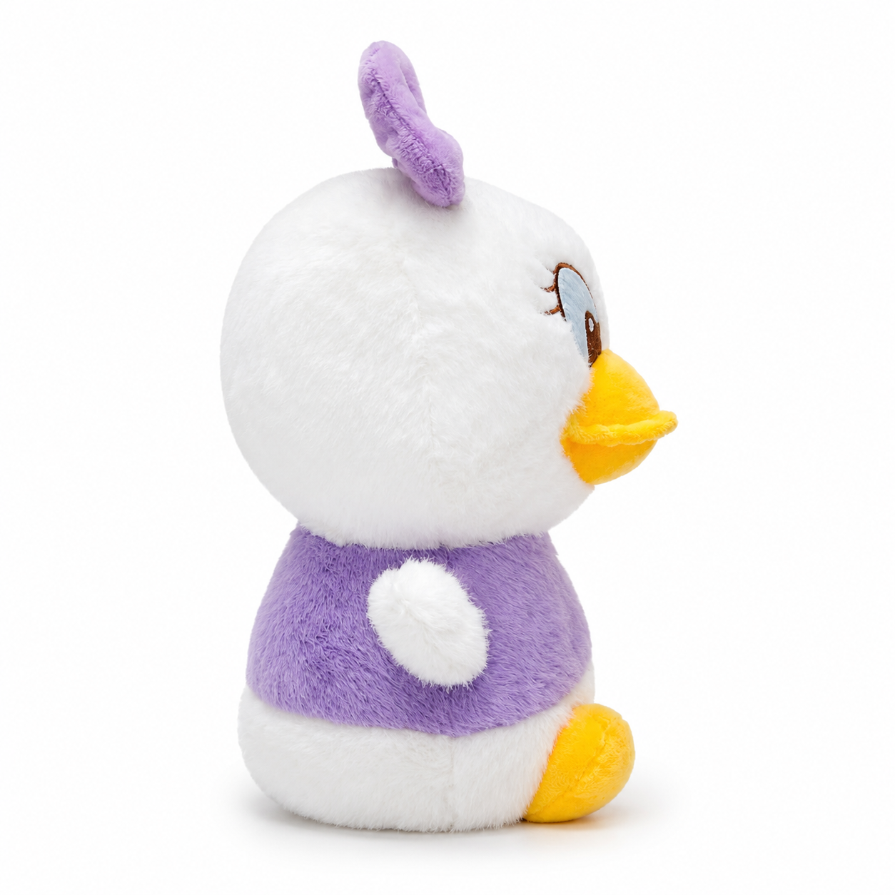 Purple Bow Duck Plush Toy – 25cm Soft & Cute Cuddle Doll
