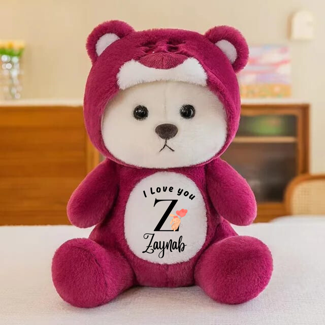 Customized Hoodie Bear | Teddy Bear | 5 colors