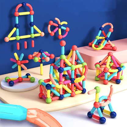 Magnetic Sticks Building Blocks | Kids Early Learning & Development - Cuddles