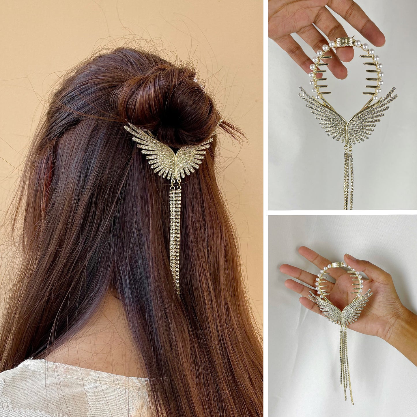 Wings Of Grace | Hair Clip - Cuddles