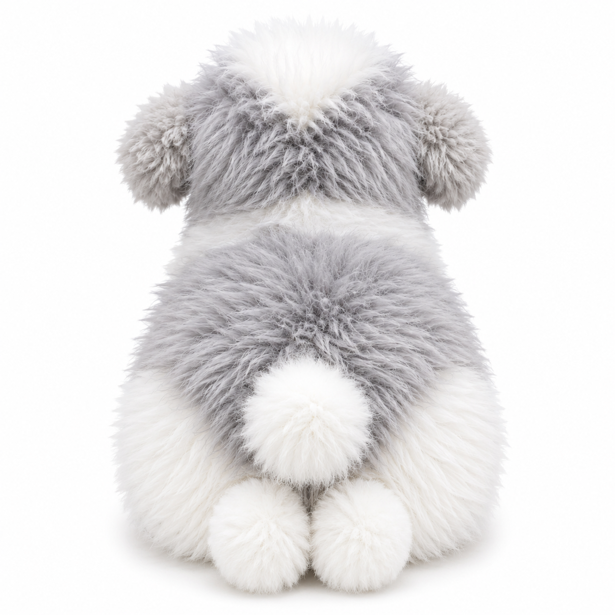 Misty™ Cuddle Puppy Plush – Ultra Soft Gray & White Stuffed Dog (35cm)