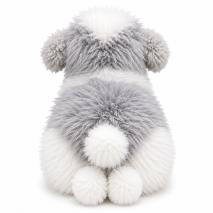 Misty™ Cuddle Puppy Plush – Ultra Soft Gray & White Stuffed Dog (35cm)