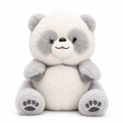 Snowy Panda Plush™ | Ultra-Soft Fluffy Panda Teddy | 30cm Cuddle Companion
