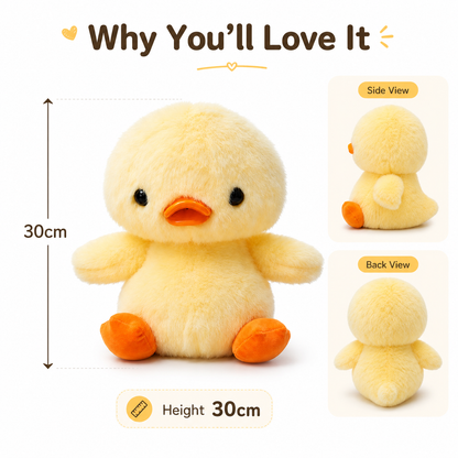 Buttercup Duck Plushie – Yellow, 30cm