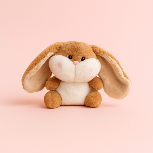 Mini Bunny Plush Keychain - Cuddles
