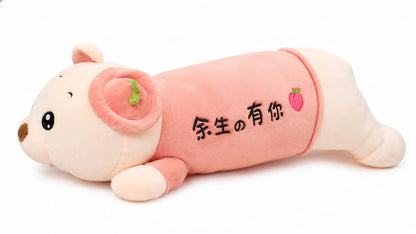 Peachy Cuddle Bear Long Plush Pillow – 70cm