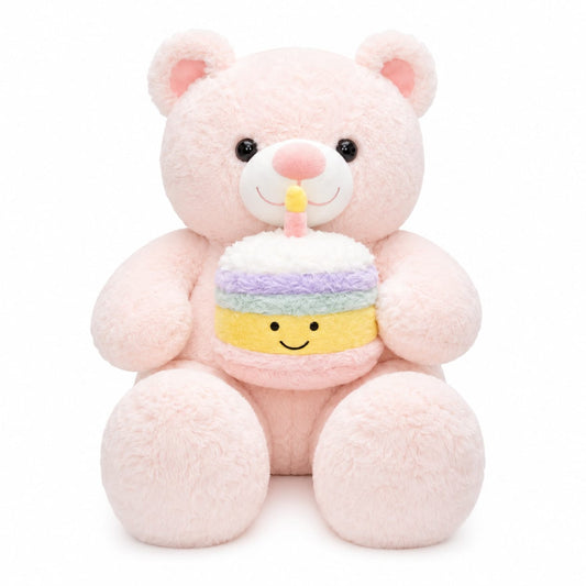 Birthday Cake Cuddle Teddy – 80cm 🎂🧸