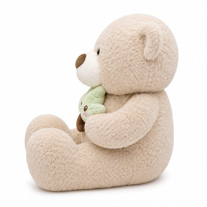 🌿 Leafy Hug Teddy Bear Plushie – 80cm 🧸