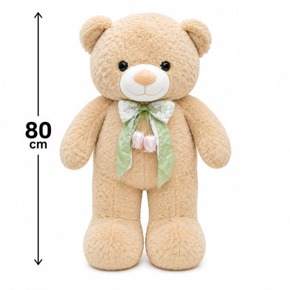 Rosie Ribbon Teddy Bear – 80cm Giant Soft & Huggable Plush