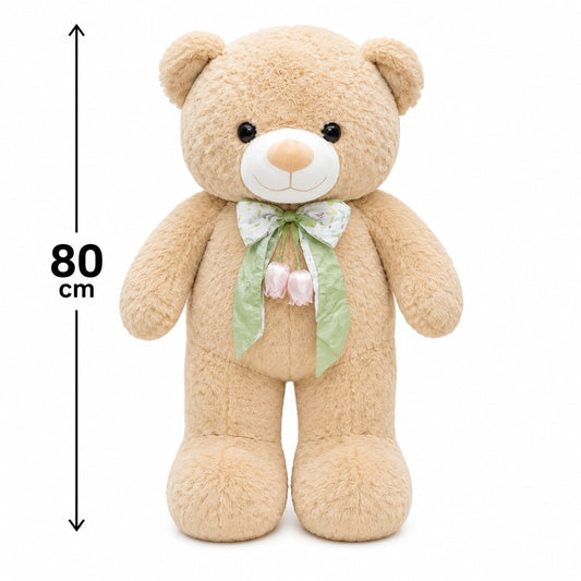 Rosie Ribbon Teddy Bear – 80cm Giant Soft & Huggable Plush
