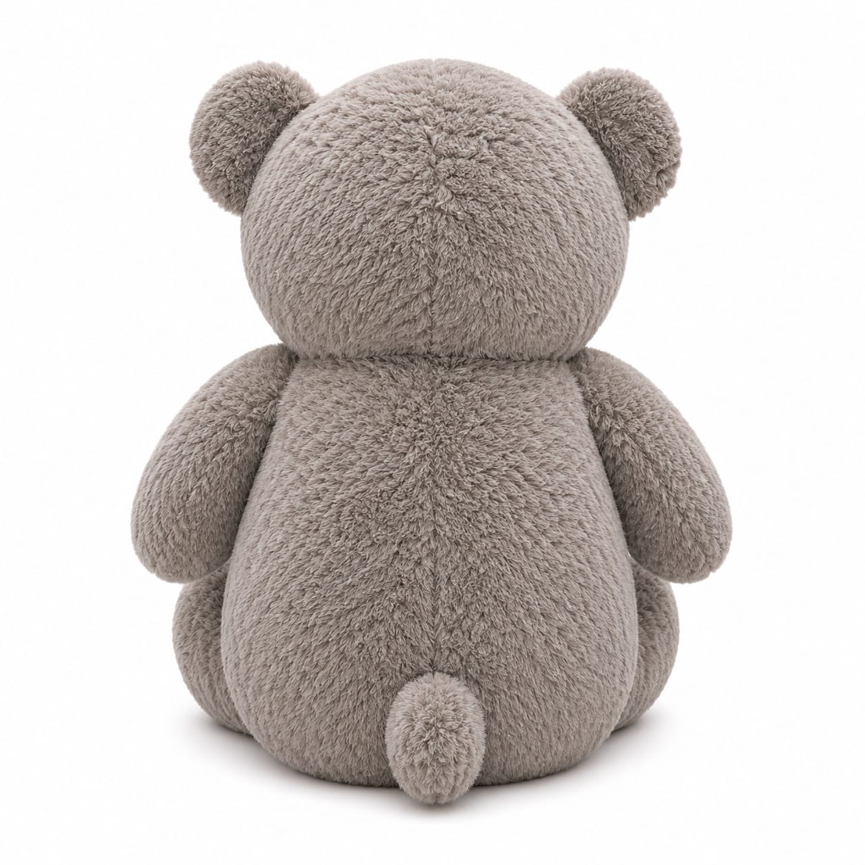 Giant Grey Brown Teddy Bear with Striped Bow – 100cm & 120cm