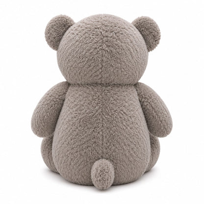Giant Grey Brown Teddy Bear with Striped Bow – 100cm & 120cm