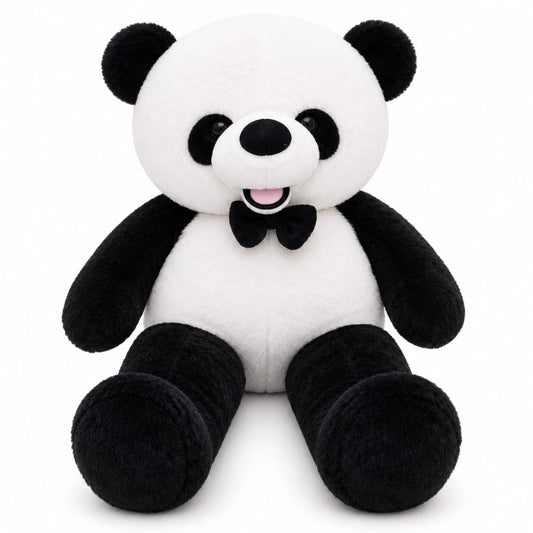 Pandy Bow Giant Plush – 85cm Jumbo Hug Buddy | Ultra Soft Panda Teddy