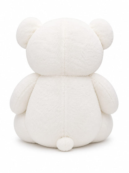 Snowy Love Giant Teddy Bear with Heart Pillow – 125cm | Ultra Soft Plush Gift