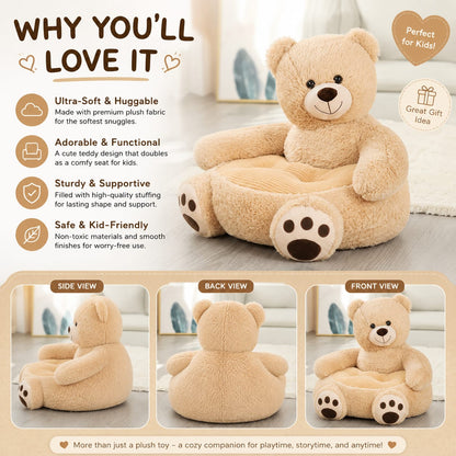 Teddy Bear Plush Seat